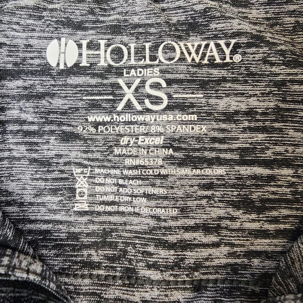 Holloway Nashville Preds Gray Quarter-Zip Pullover with Logo Goal One Womens XS - Picture 3 of 12